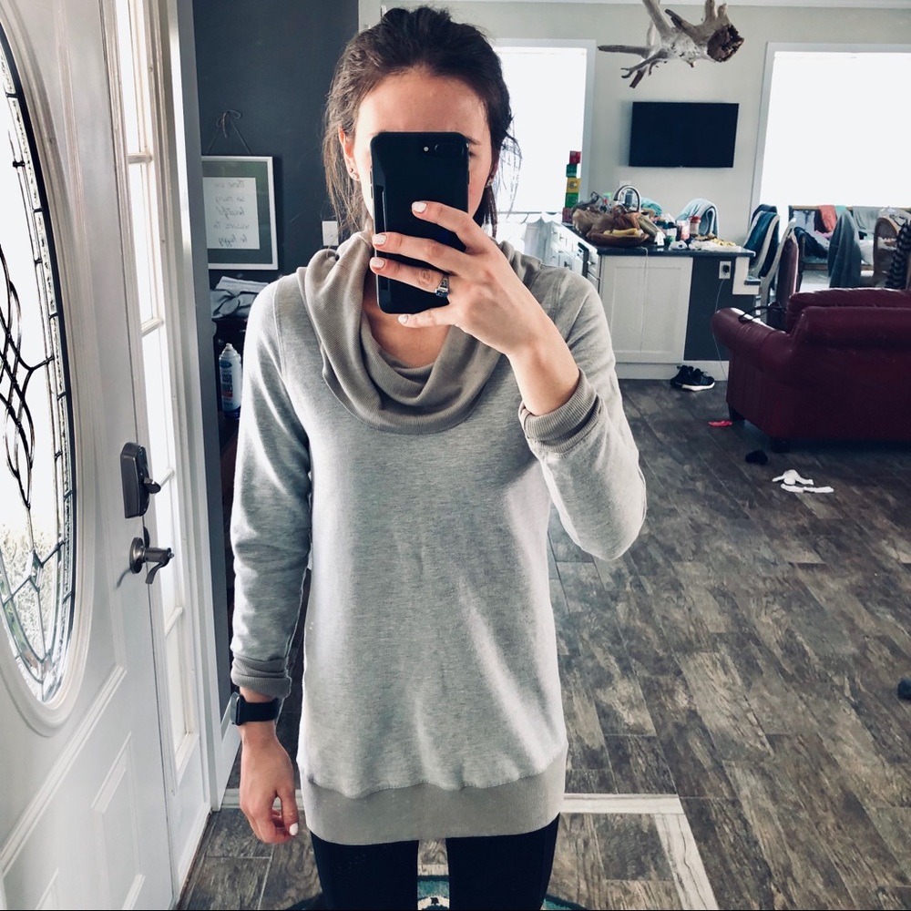 PINK LOTUS  TUNIC WITH HOODIE